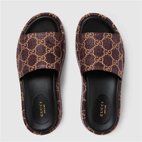 gucci slide crocs|Gucci flops women.